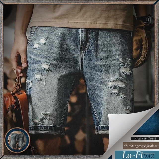 アメカジ デニムショートパンツ 20141