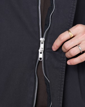 ssstein "VINTAGE HARRINGTON ZIP JACKET〔BLACK〕"