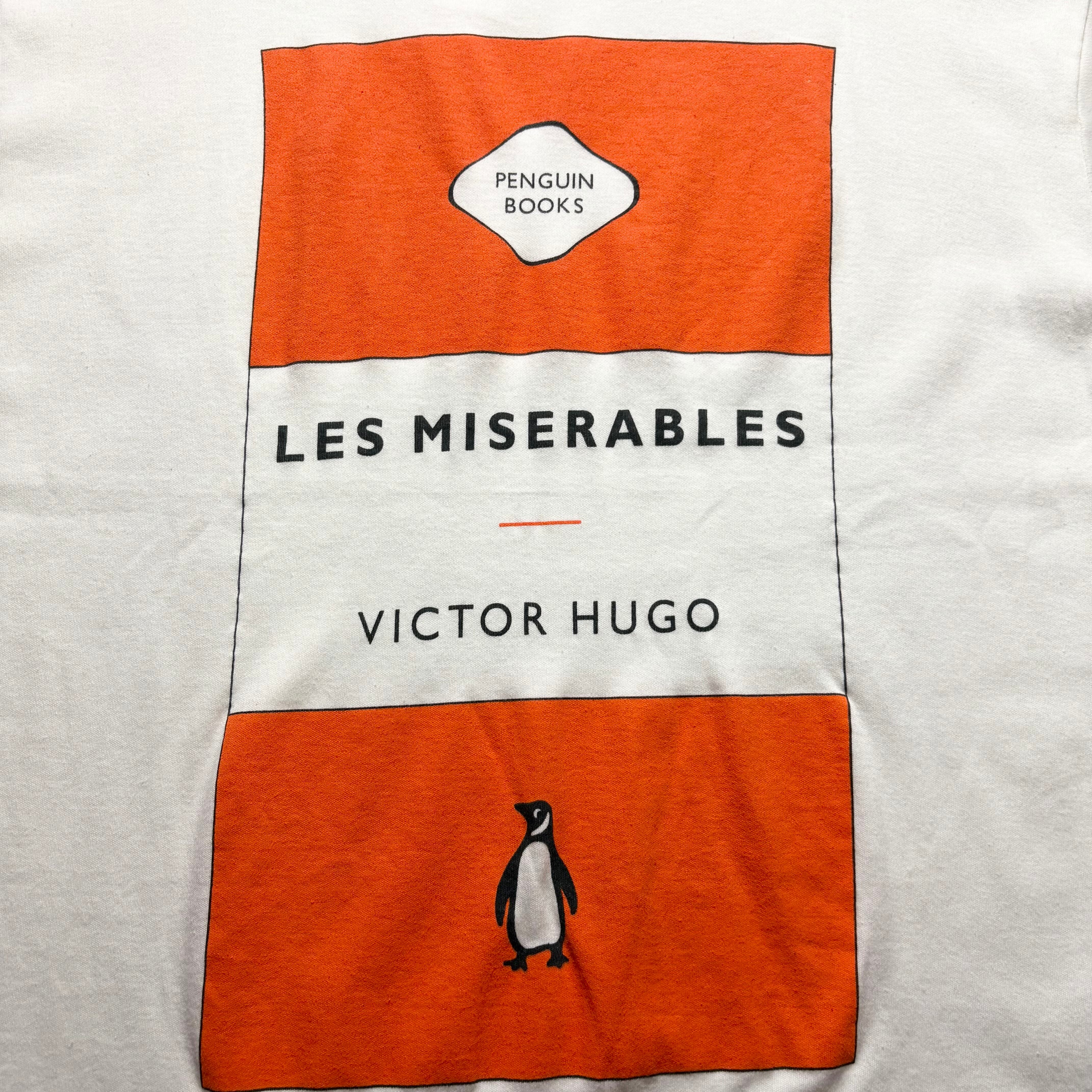 vintage 1990's PENGUIN BOOKS “LES MISERABLES” “VICTOR HUGO” tee