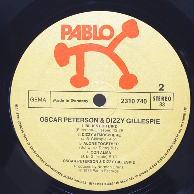 Oscar Peterson & Dizzy Gillespie / Oscar Peterson & Dizzy Gillespie [2310 740] - 画像4