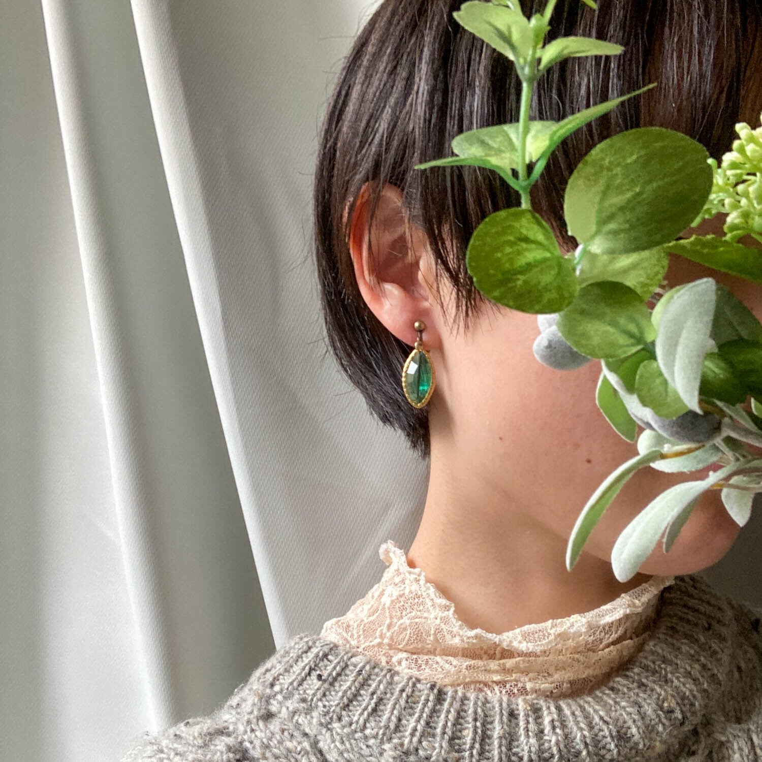 ナツメビジュー揺れる〈ピアス/イヤリング〉 | Dua-アクセサリーパーツ