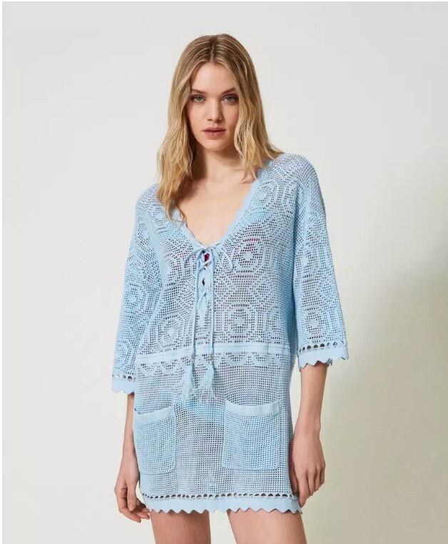 TWINSET U&B   NET COTTON コレクション コットンカフタン