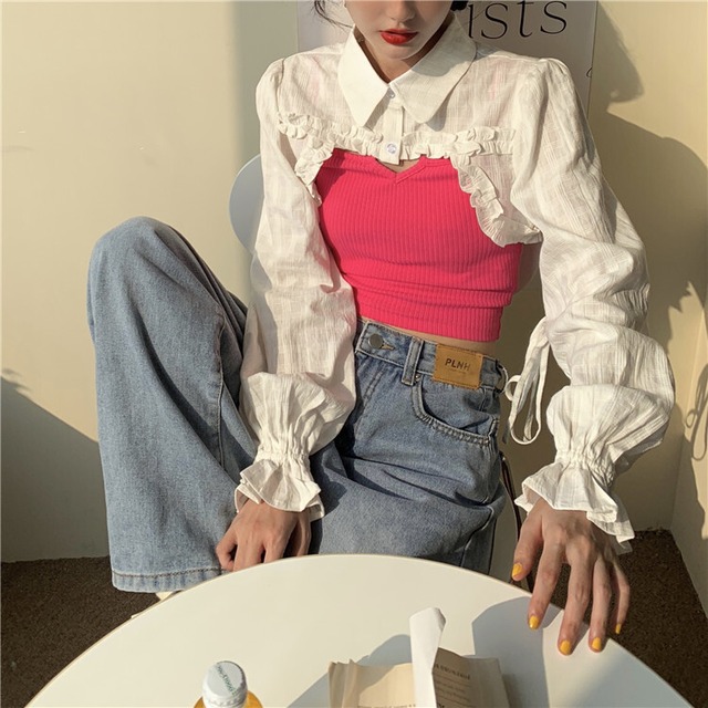 デザインアップ、可愛い2点セットアップ　A0711