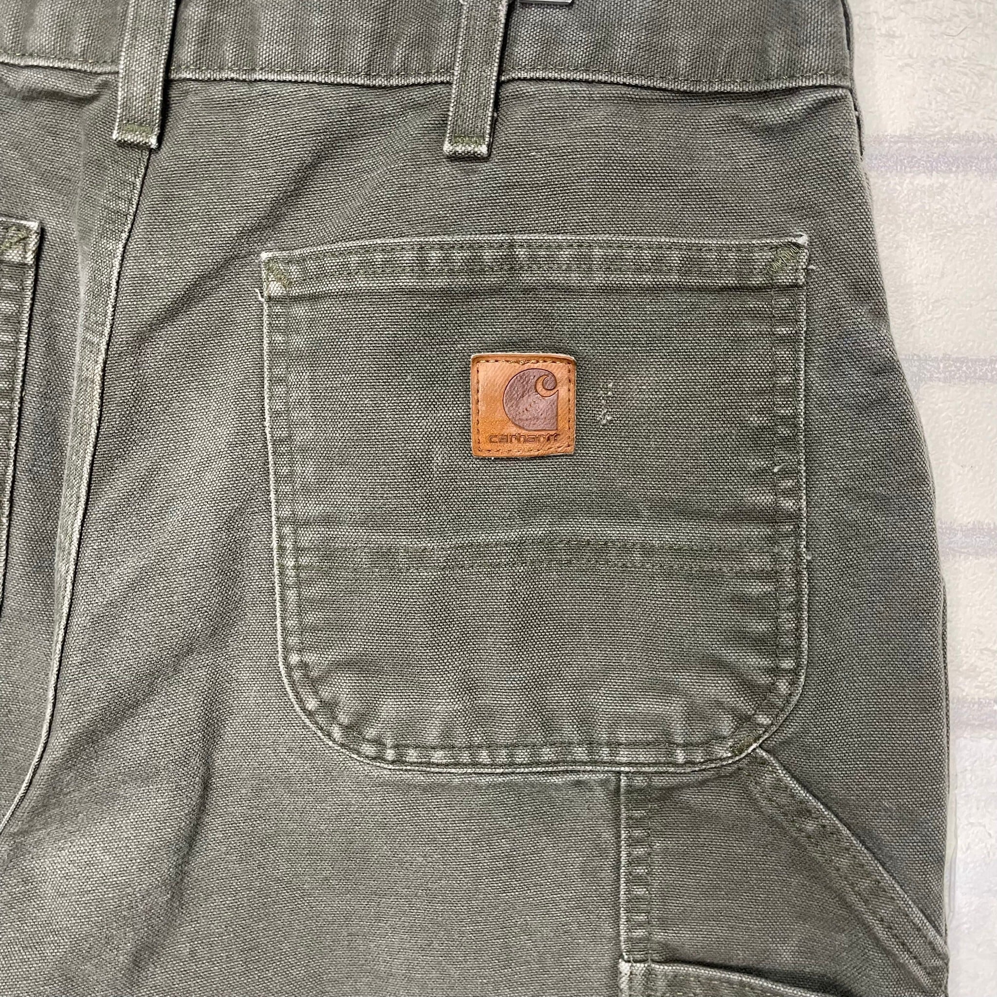 W33×L32】Carhartt ペインターパンツ 革パッチ | 古着屋OLDGREEN