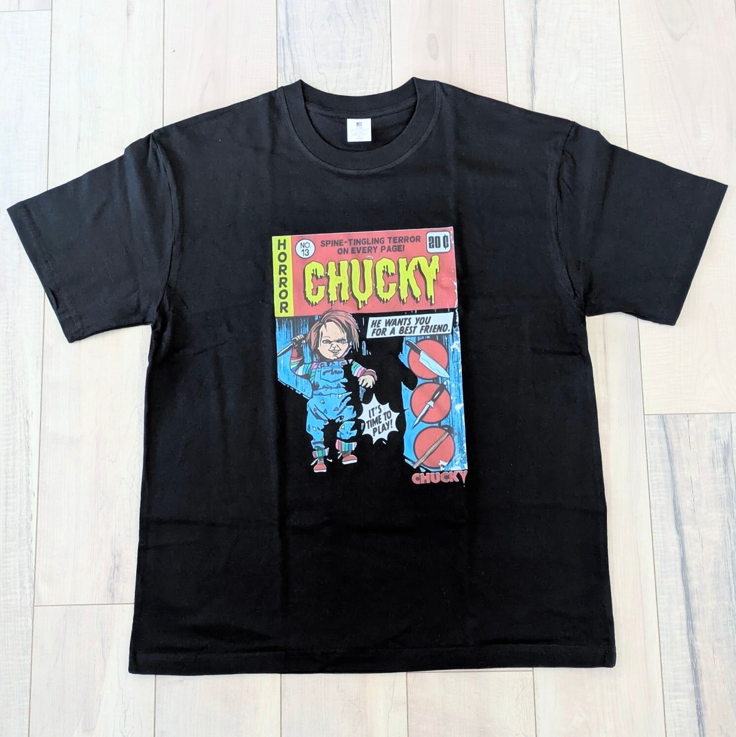 【チャッキー（Chucky）「チャイルド・プレイ」】映画Tシャツ / Tシャツ〚アメリカン雑貨 アメトイ〛