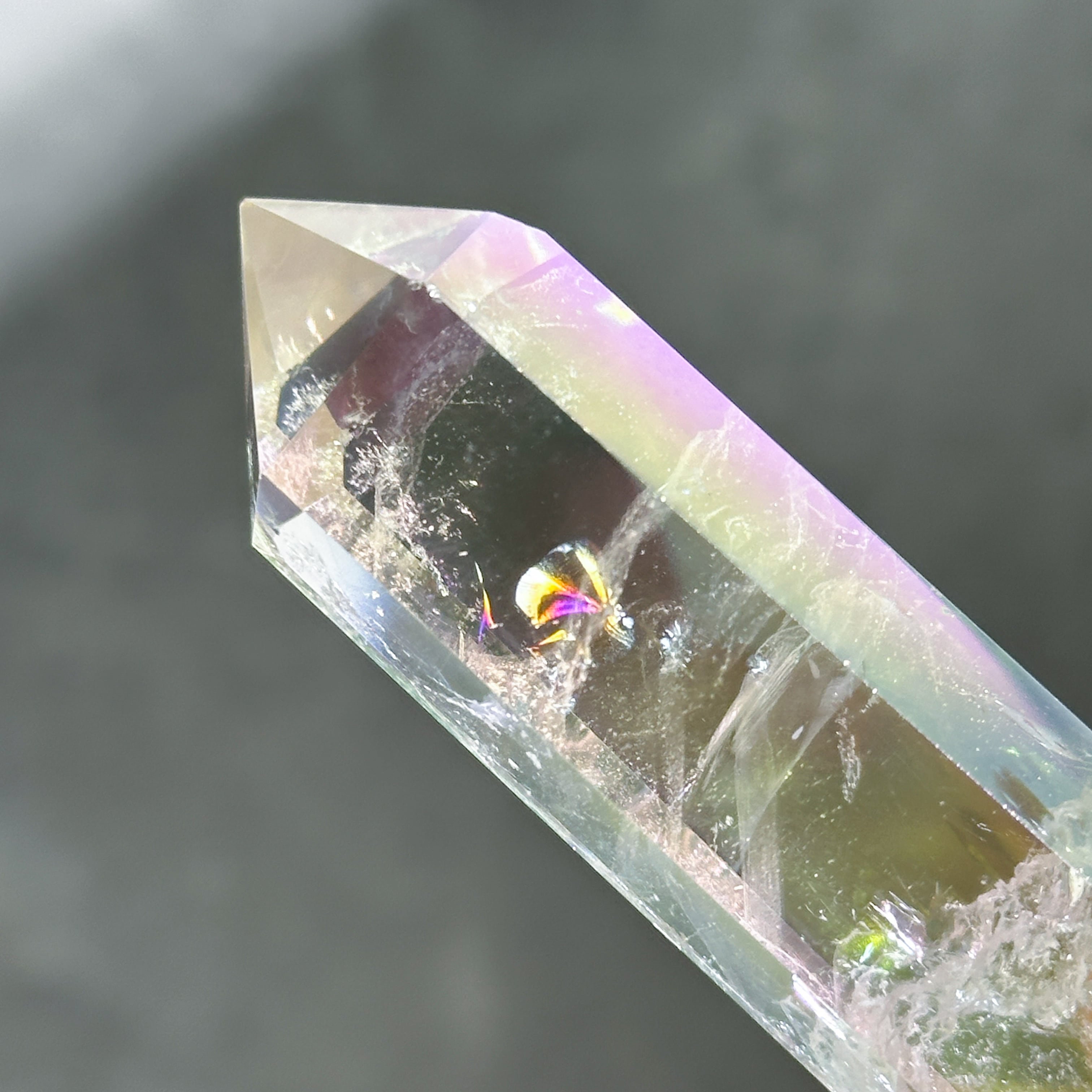 透明感◎エンジェルオーラクォーツ タワー 02◇ Angel Aura Quartz