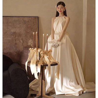 2025 春夏 ドレス ワンピース 花嫁ロングドレス 二次会 結婚式