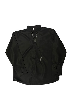 【ALUDE OSAKA】design  necktie shirt(2color)