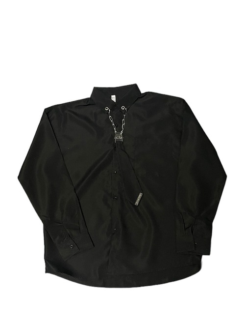 【ALUDE OSAKA】design  necktie shirt(2color)