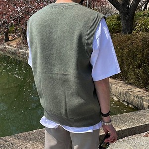 ニュアンスカラーニットベスト　MT0080227