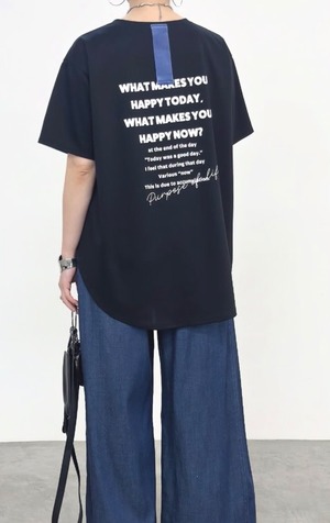 【NUS】バックテープロゴTシャツ　ZOCCONポンチ　610-35053