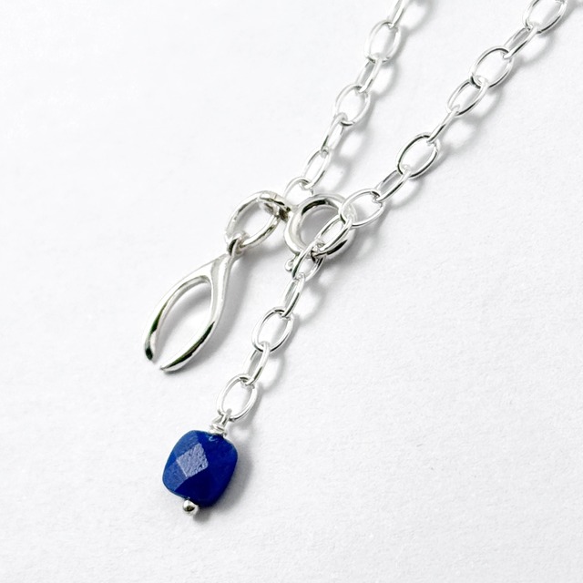 Lagoon Original ウィッシュボーン ラピスラズリ ブレスレット 馬蹄 馬