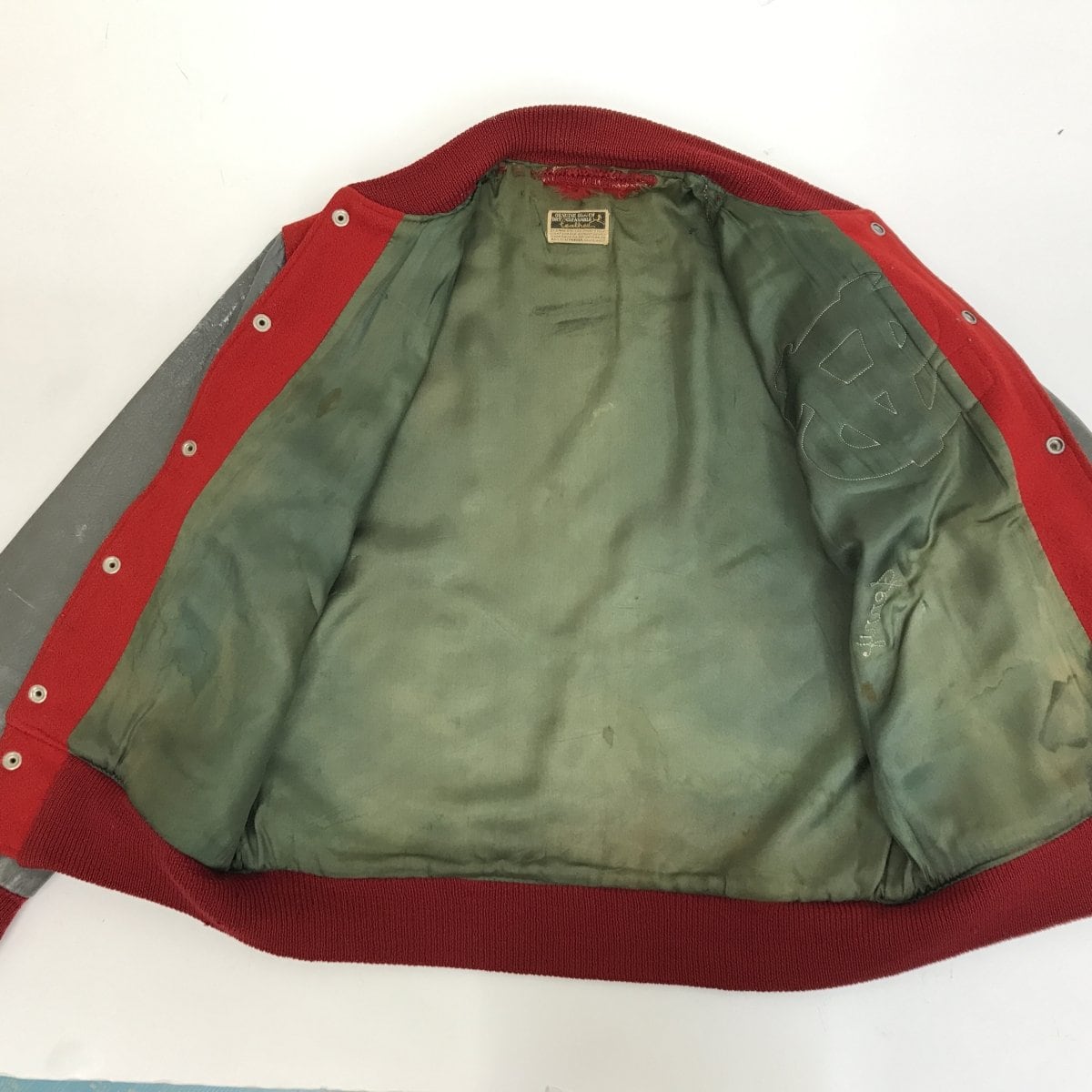 US VINTAGE 袖革 FLYNNTAN LEATHER 60 〜 70年代 ウール US VINTAGE 袖革 FLYNNTAN LEATHER 60 〜 70年代 ウール