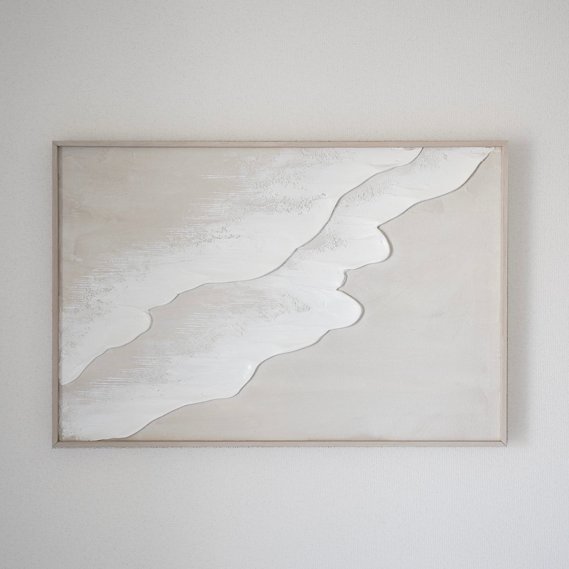 【Beach -growth-】40×60cm 海の絵 トープカラー