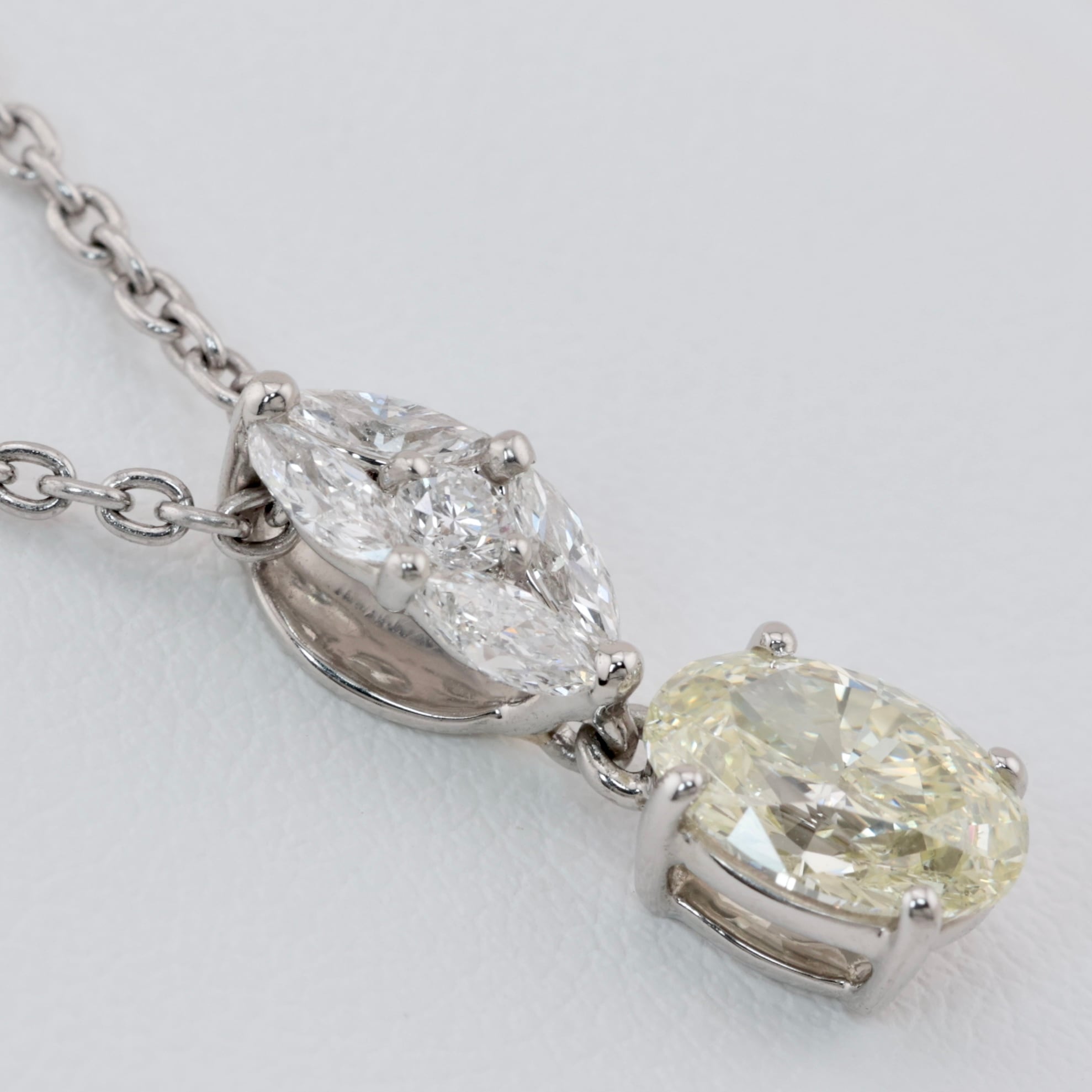 Pt950 平和堂 ダイヤモンド 1.118ct 0.35ct ネックレス プラチナ