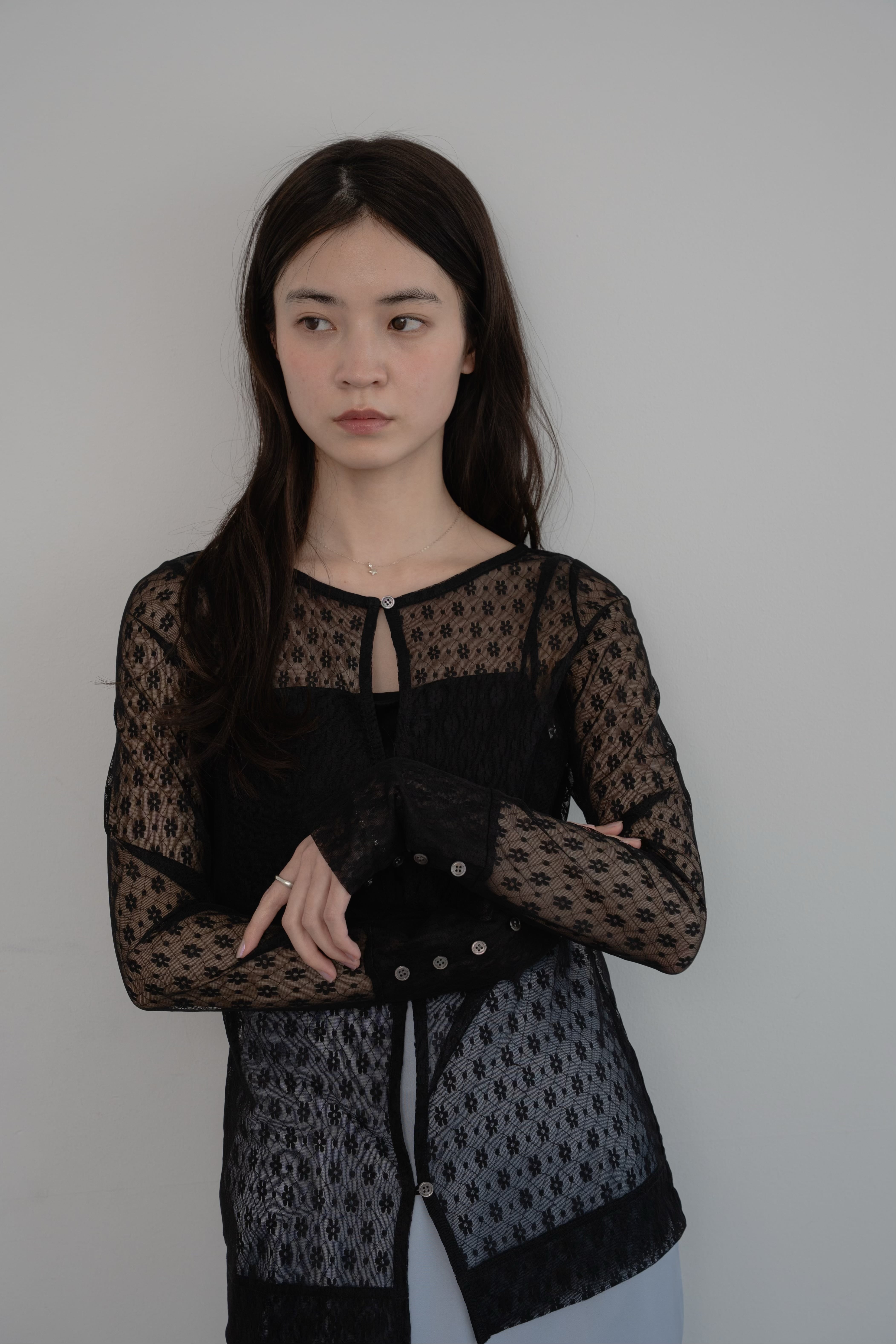 sheer lace shirt | philme