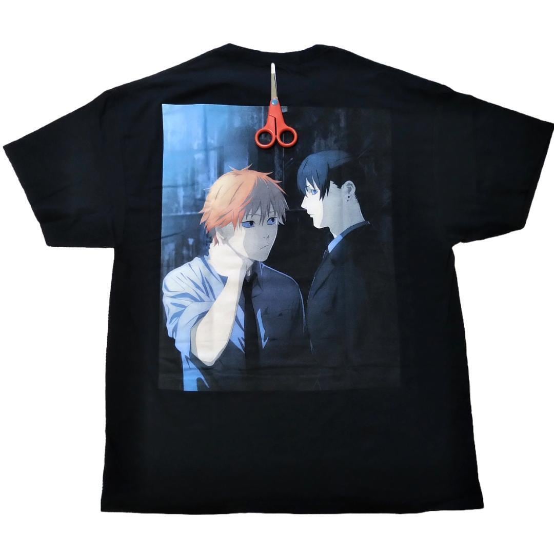 【即完】渋谷LOFT限定　チェンソーマン Tシャツ Lサイズ ステッカー付き CHAINSAW MAN PLAZA TheMovie:RezeArc(チェンソーマンプラザ) on