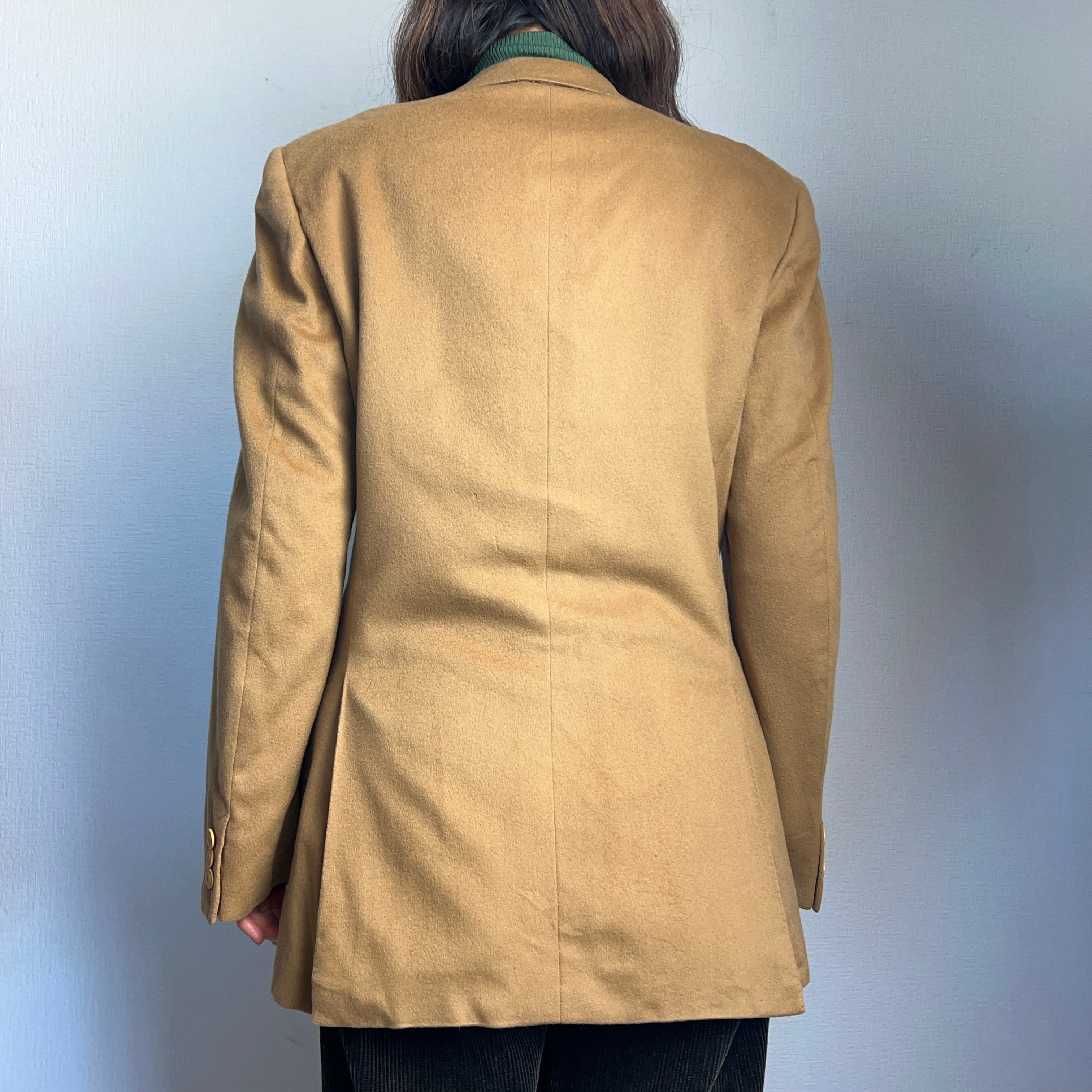 Vintage “HERMES” Cashmere Tailored Jacket ITALY製 エルメス