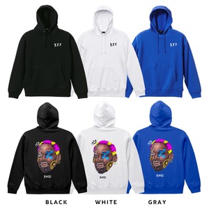 EIPOC PARIS 「"PURPLE HEAD RDMN" Foodie Black/White/Blue」