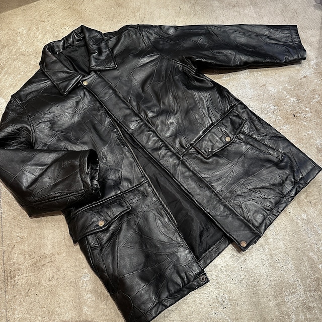 PATCHWORK LEATHER JACKET