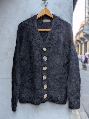 BAA COSTUME MFG."KING MOHAIR CARDIGAN DEER HORN BUTTON MODEL
