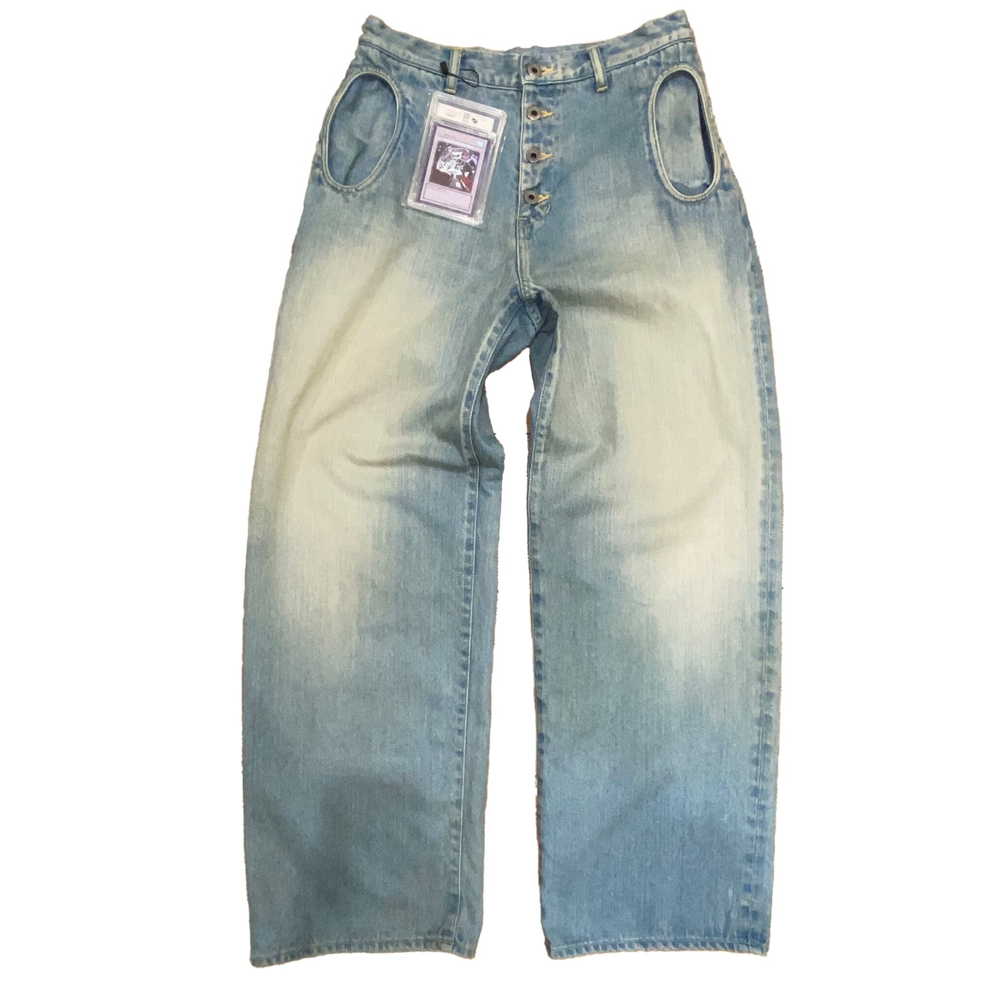 LITTLE BEDROOM　デニム　warp hole denim LITTLE BEDROOM - 【残りわずか】Warp Hole Denim Moss Ver. | ACRMTSM