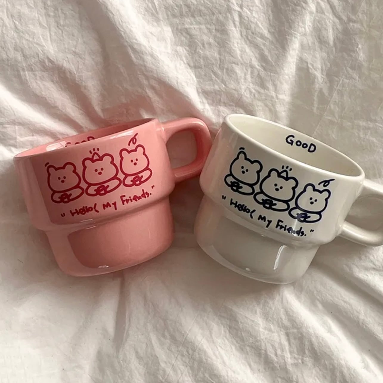 hello my friend mug 2colors / ハロー マイフレンド マグカップ