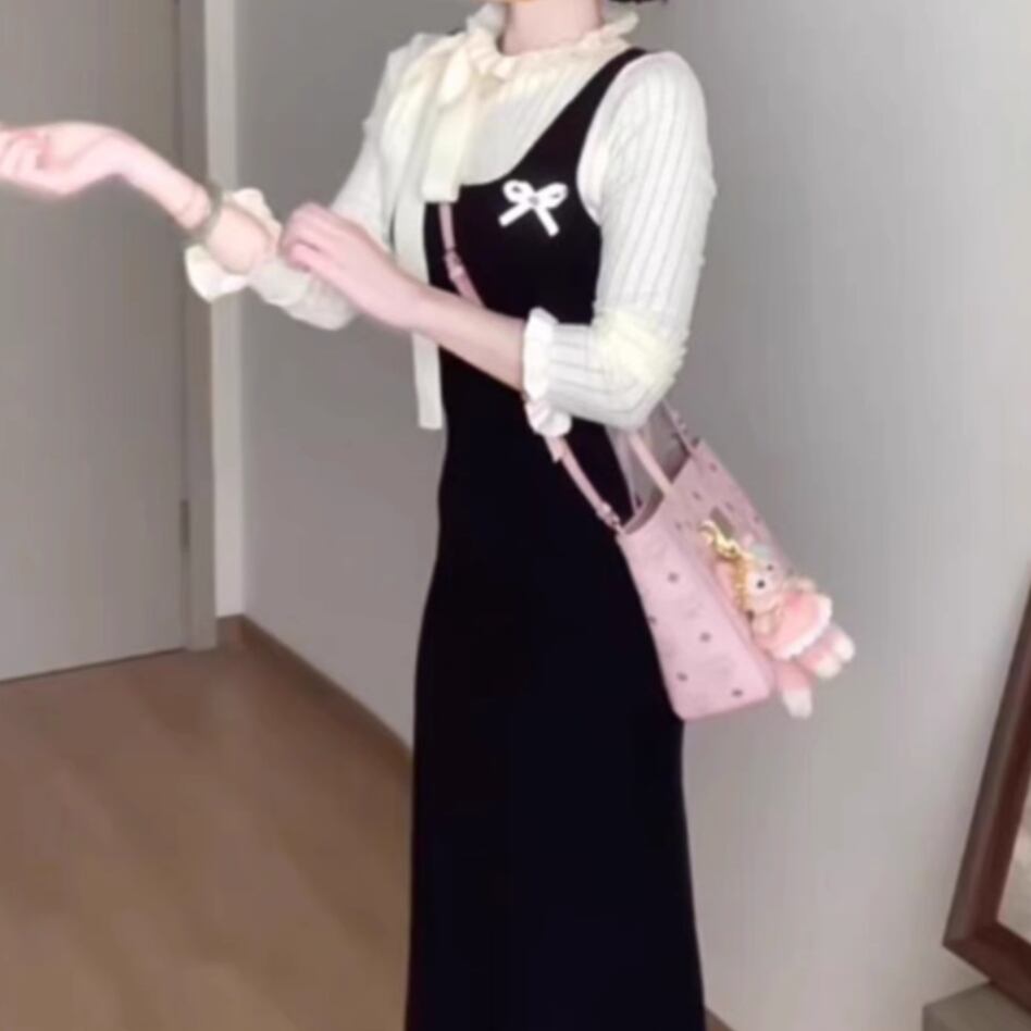 サイドリボンナローニットワンピース ・63207 | sucrier ( シュクリエ 