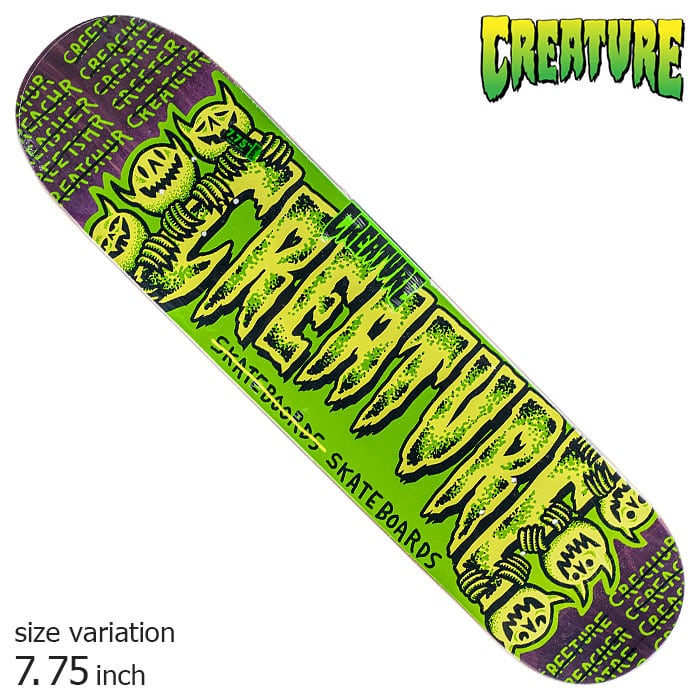 CREATURE PSYCHO LOGO 7.75inch クリーチャー スケートボード デッキ