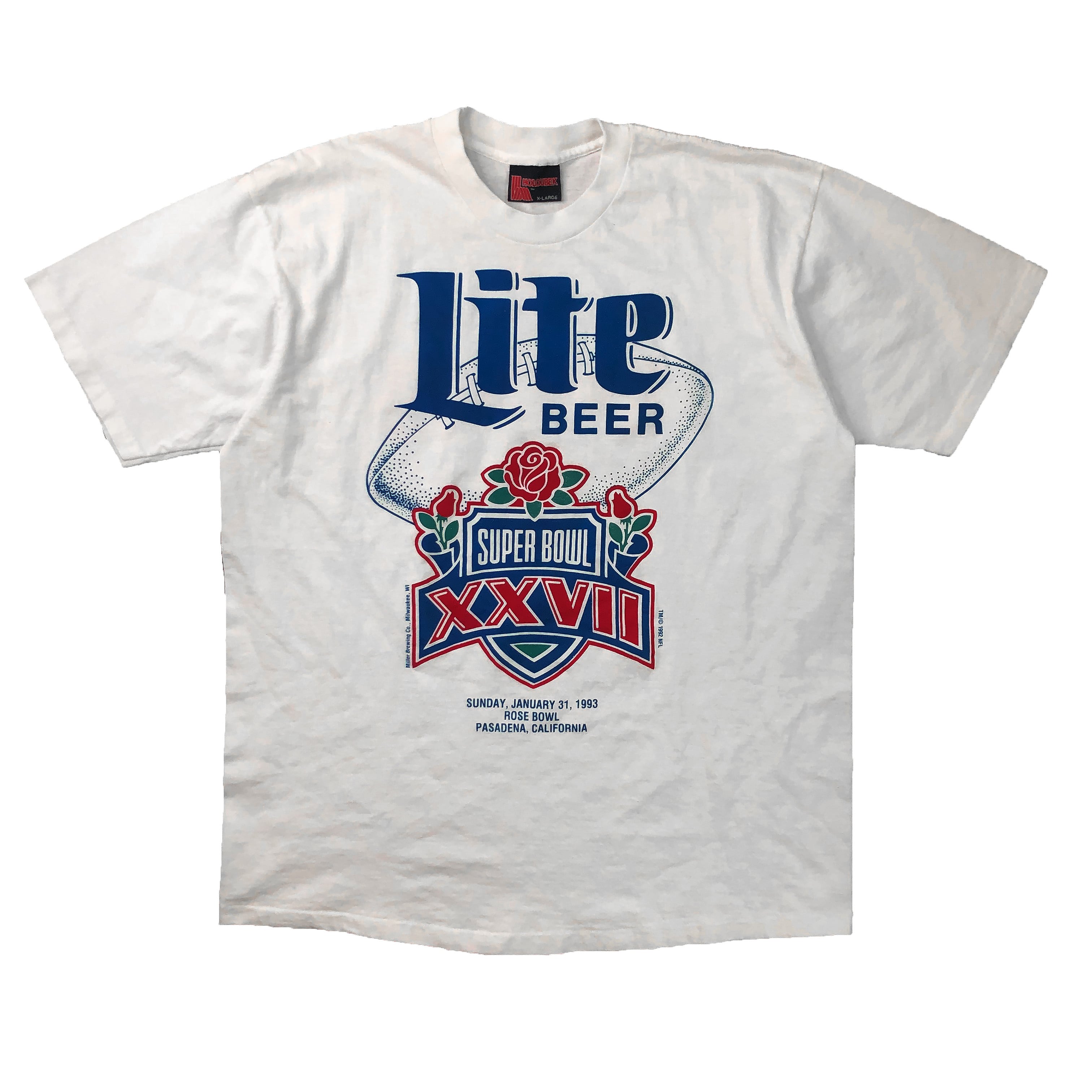 90S USA製 Lite BEER ライトビール スーパーボウル アメフト T 90S USA製 Lite BEER ライトビール スーパーボウル アメフト T