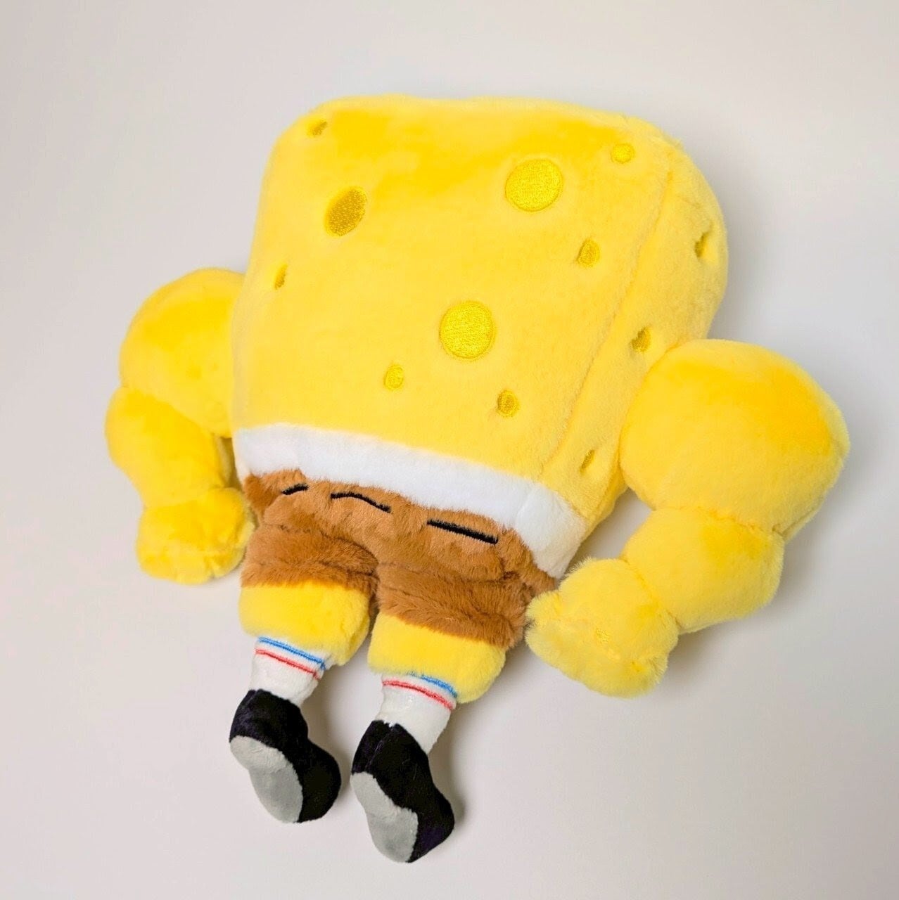 ♧【 SpongeBob SquarePants ( スポンジボブ )  】スポンジボブ ムキムキマッチョver.  / プラッシュ ぬいぐるみ Plush〚アメリカン雑貨 アメトイ〛