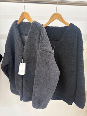 le vent souffle フリースボアブルゾン c086