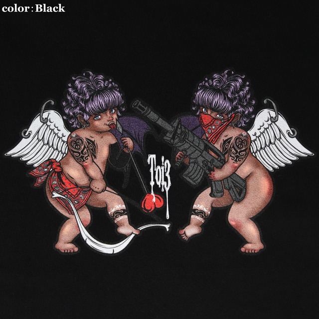 AngelDevil T-shirt(エンジェルデビル  ティーシャツ)【Black】
