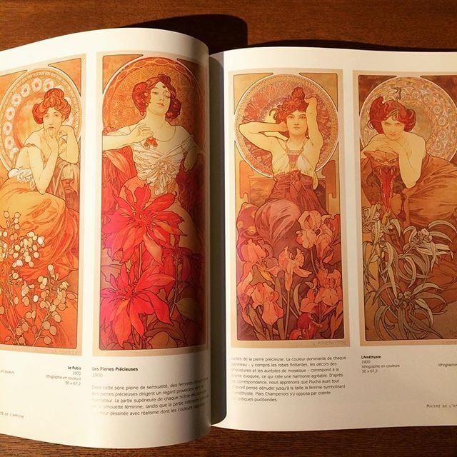 アルフォンス・ミュシャ画集「Alphonse Mucha」 - 画像2