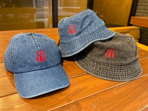 ジオメトリックロゴ 刺繍デニムCAP【NEWHATTAN】