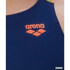 アリーナ競泳練習水着[レディース]AS5FWM55L【ディズニー】トレーニングワンピーススパッツ オープンバック・ハーフレッグ