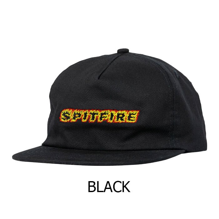 SPITFIRE FLAMES SCRIPT SNAP DENIM BLACK INDIGO スピットファイア