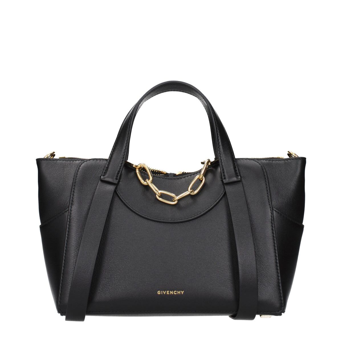 GIVENCHY ジバンシィ レディース ハンドバッグ レザー ブラック
