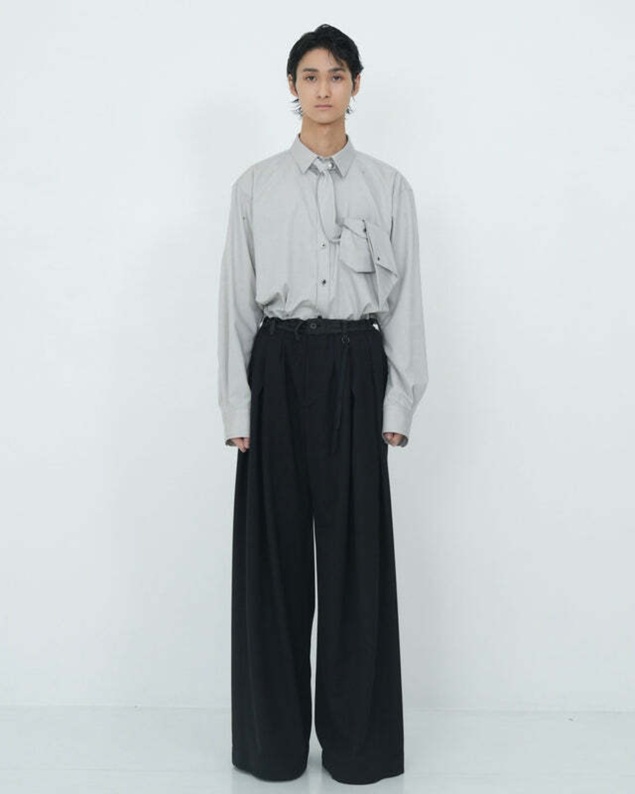 【26AW】Tamme タム / 4-TUCK WIDE SLACKS - 2