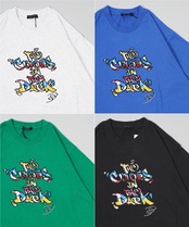 \SALE/◆グラフィティ ロゴ刺繍 ビッグTシャツ◆ng-89122