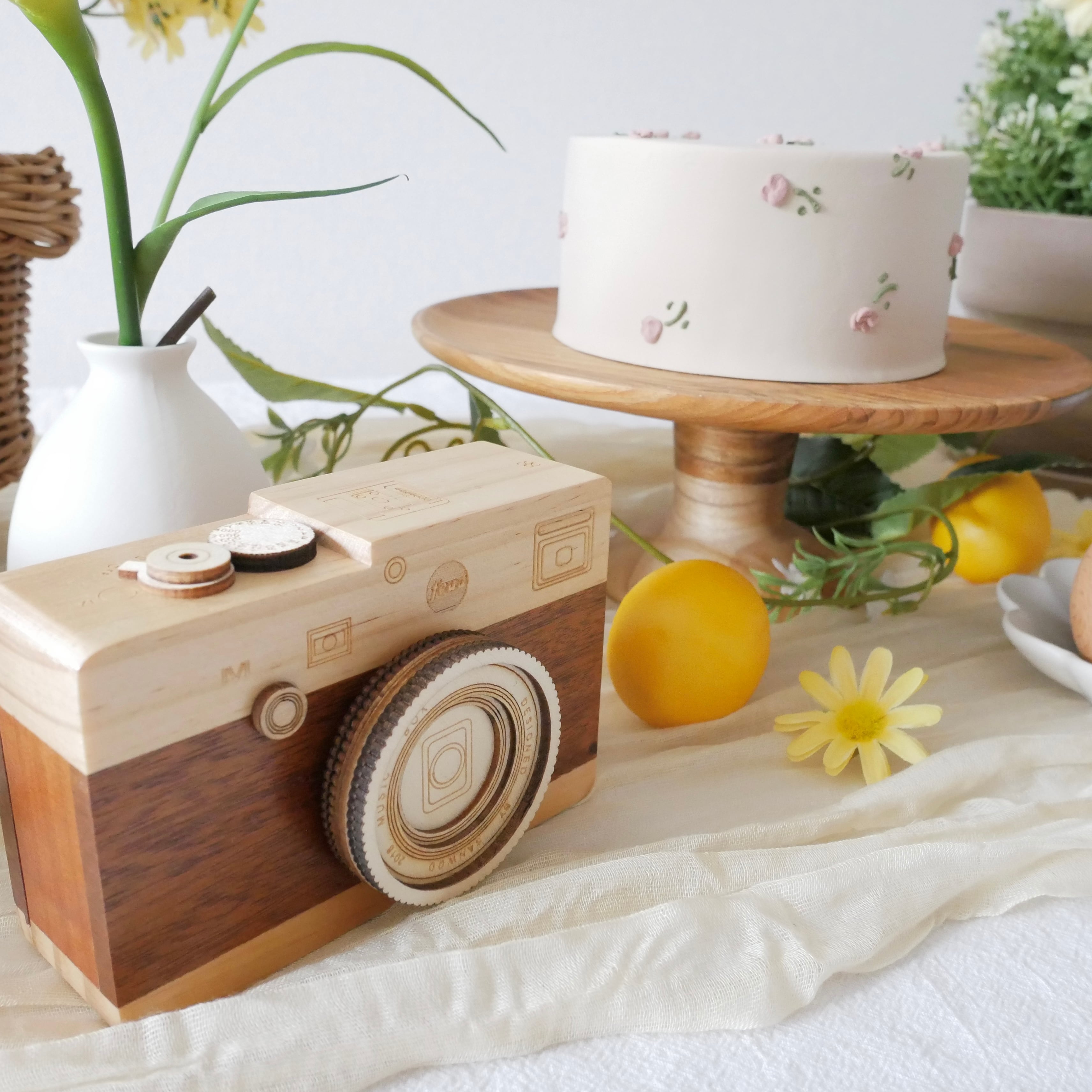 おうちスタジオセット　バースデー　ハーフバースデー　クレイケーキ　造花　誕生日 おうちスタジオセット バースデー ハーフバースデー クレイケーキ 造花