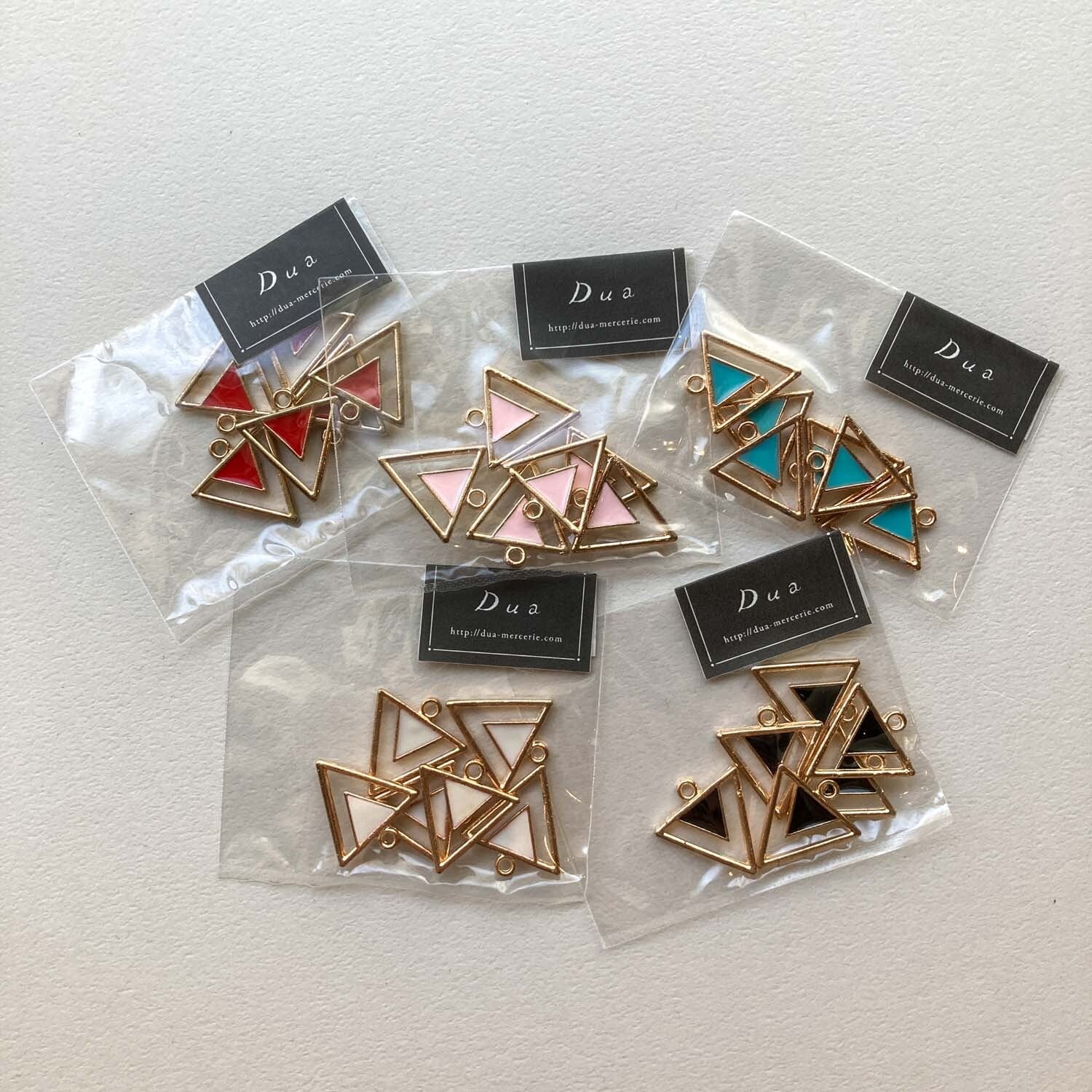 三角フープメタルチャームパック（6p） | Dua-アクセサリーパーツショップ