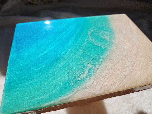 207.オーシャンレジンアート A5パネル