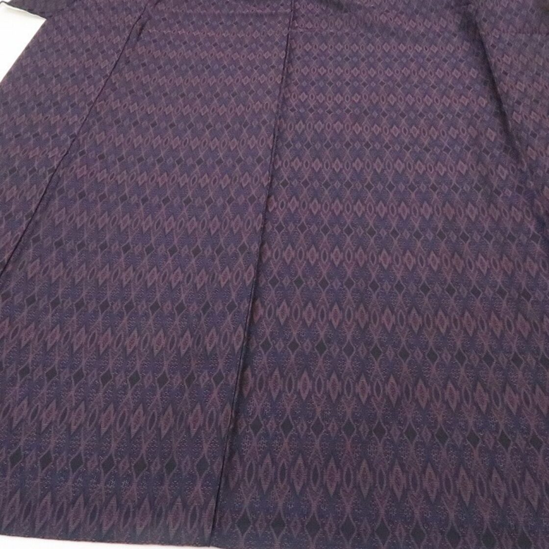 新品 紋紗 琉球藍染 夏着物“風を仰いで思いを乗せる今も変わらぬ藍の 