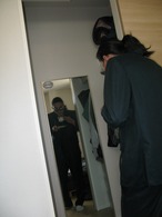 1940-50s Crown Juilliard Striped Matching Suit