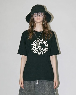 my beautiful landlet SUPIMA COTTON OVERSIZE T-SHIRT BLACK