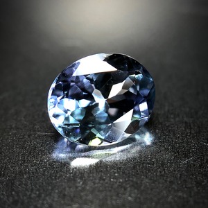 混ざり合う妖艶な蒼と翠 0.5ct UP 天然 マルチカラー タンザナイト