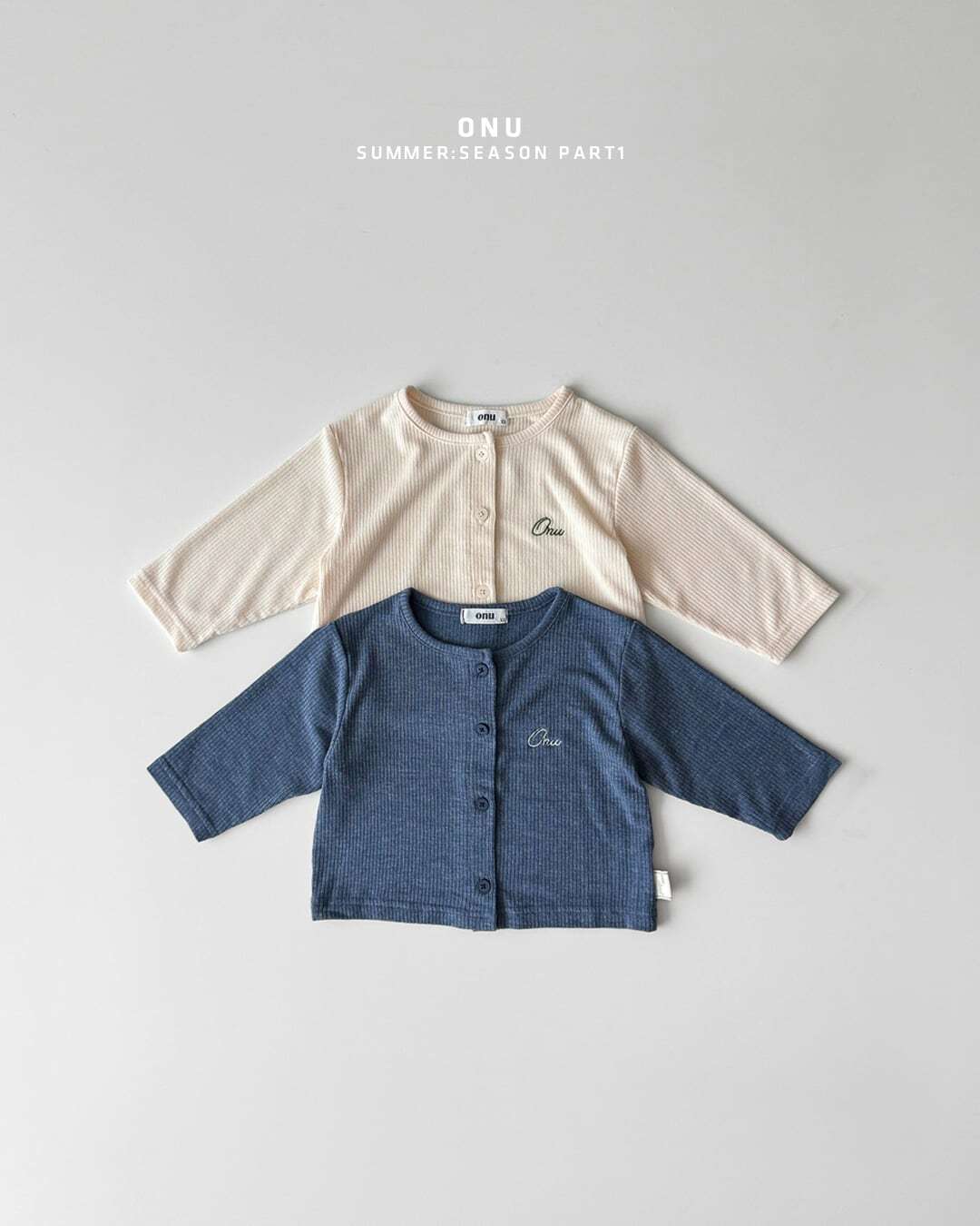 【予約】onu Summer ribbed cardigan