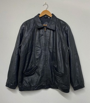 90sPreston&York Single Leather Jacket/L
