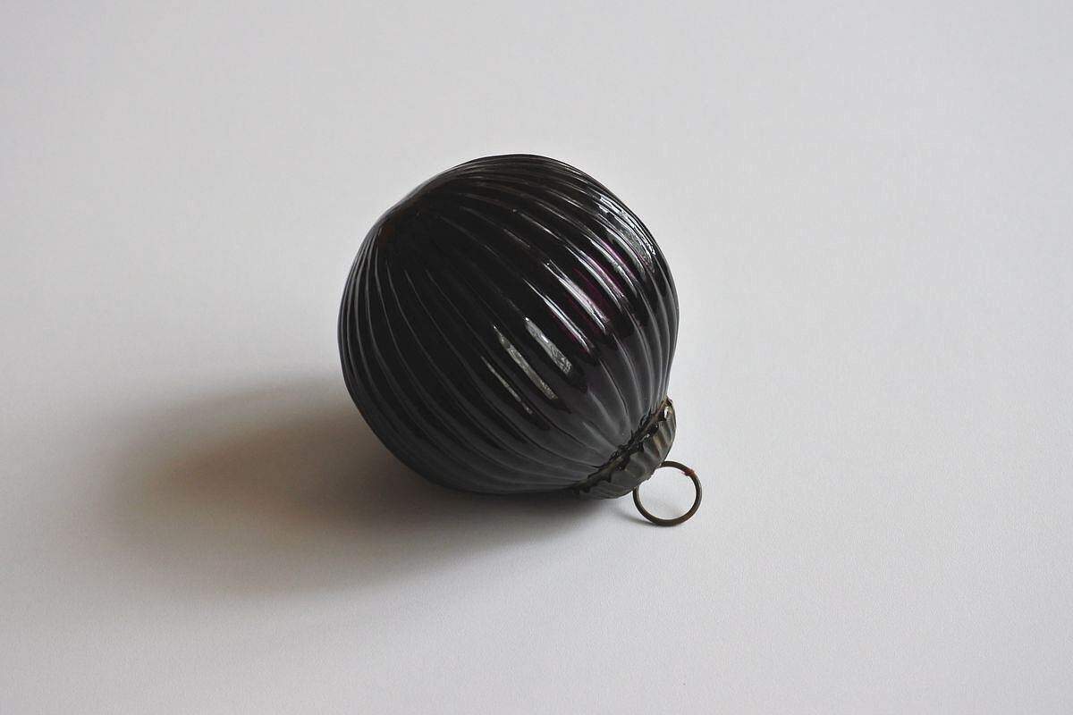 19th C. French Glass Christmas Bauble B